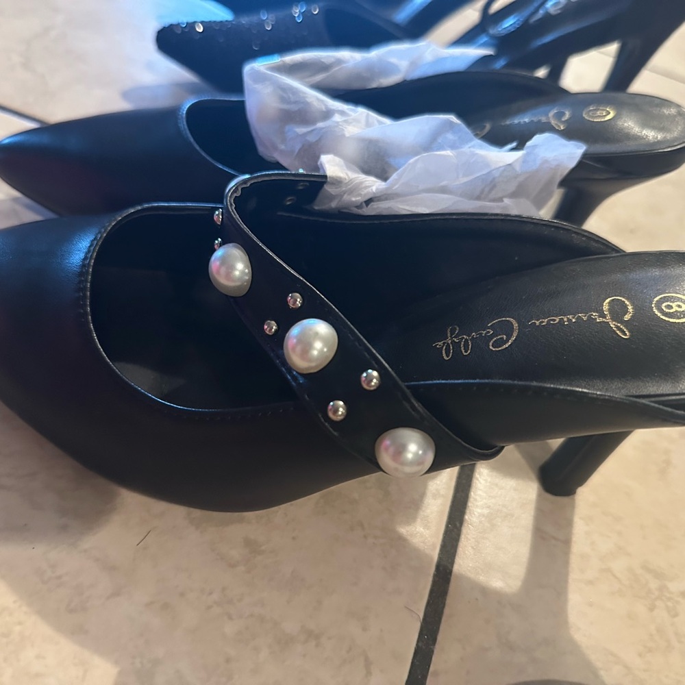 Jessica Black Elegant Heels